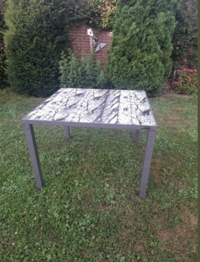Auminium tuintafel van Montego, Ophalen, Vierkant, Aluminium