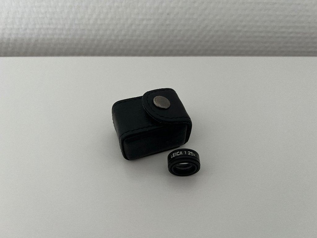 Leica 12004 Viewfinder Magnifier M 1.25x, Ophalen of Verzenden, Gebruikt, Leica, Toebehoren