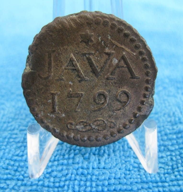 1 Stuiver - JAVA - 1799 - VOC - Jakarta, Postzegels en Munten, Munten | Nederland, Verzenden, Vóór koninkrijk, Overige waardes