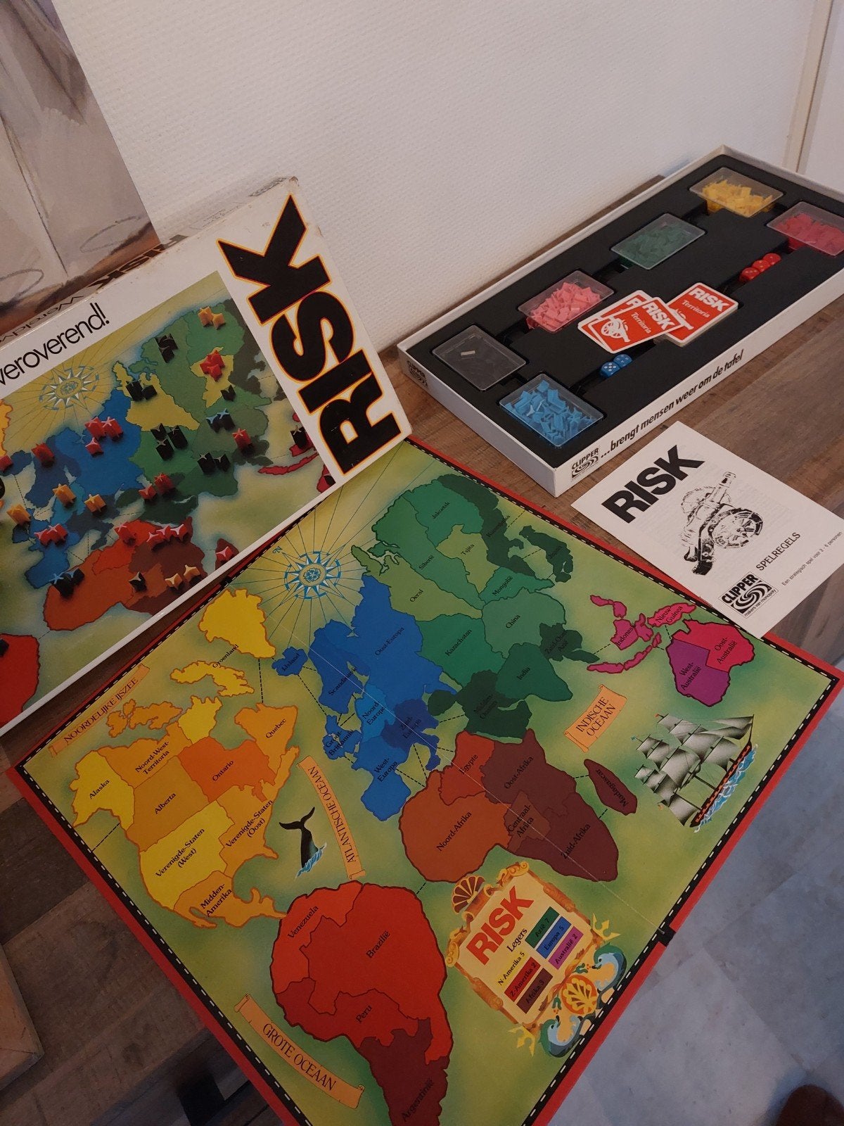 RISK Wereldveroverend! Bordspel - Clipper, Vijf spelers of meer, Ophalen of Verzenden, Gebruikt, Clipper