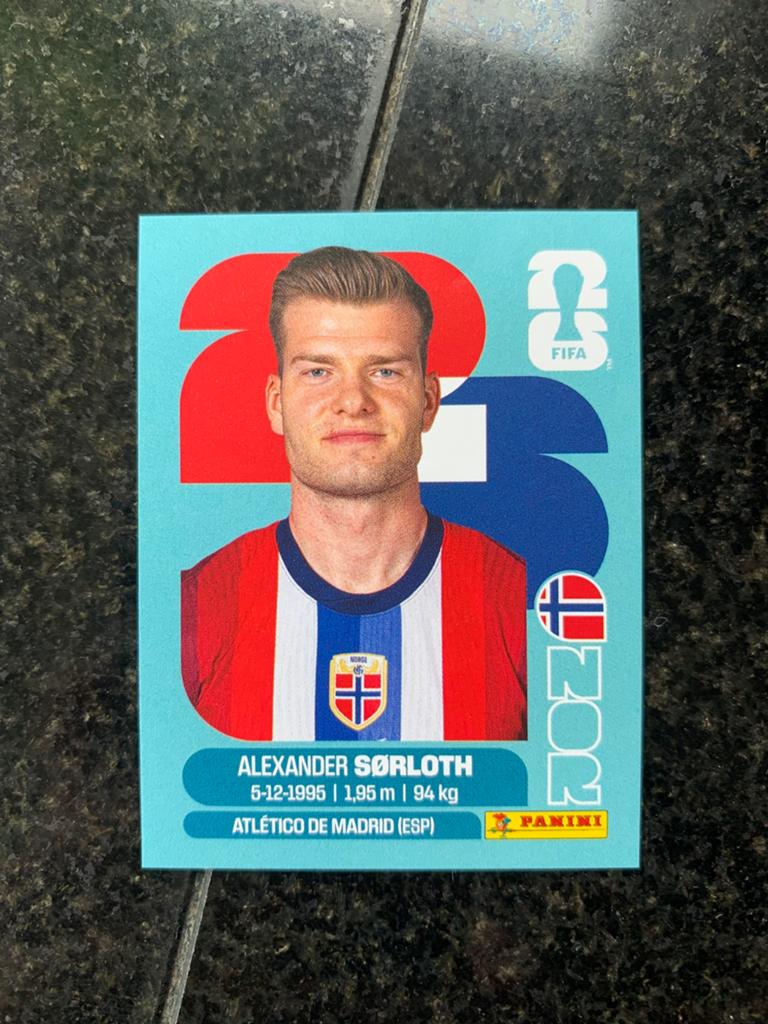 Noorwegen (WK 2026 Panini stickers), Ophalen of Verzenden, Zo goed als nieuw, Buitenlandse clubs, Poster, Plaatje of Sticker