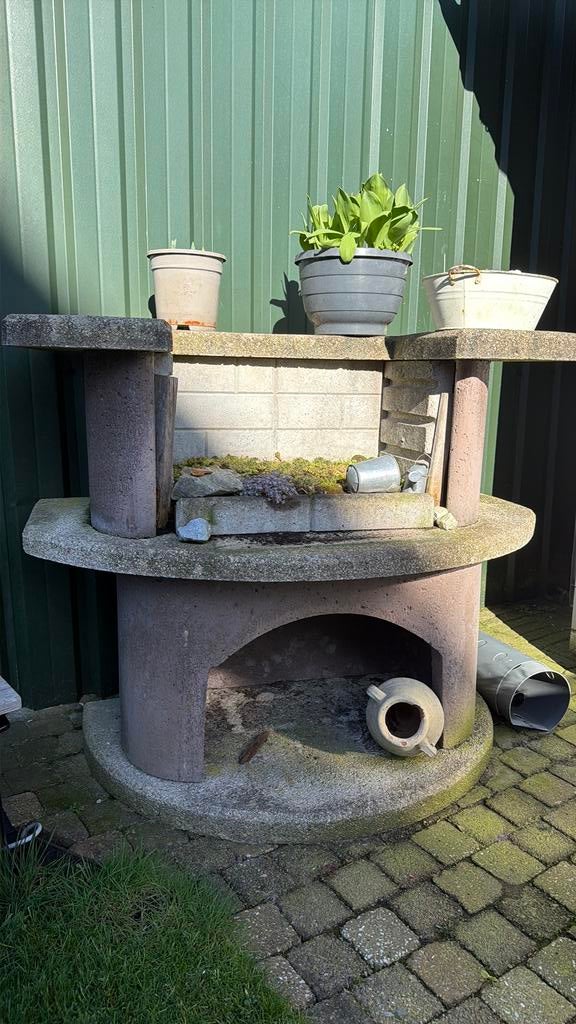 Buiten bbq, Ophalen, Gebruikt