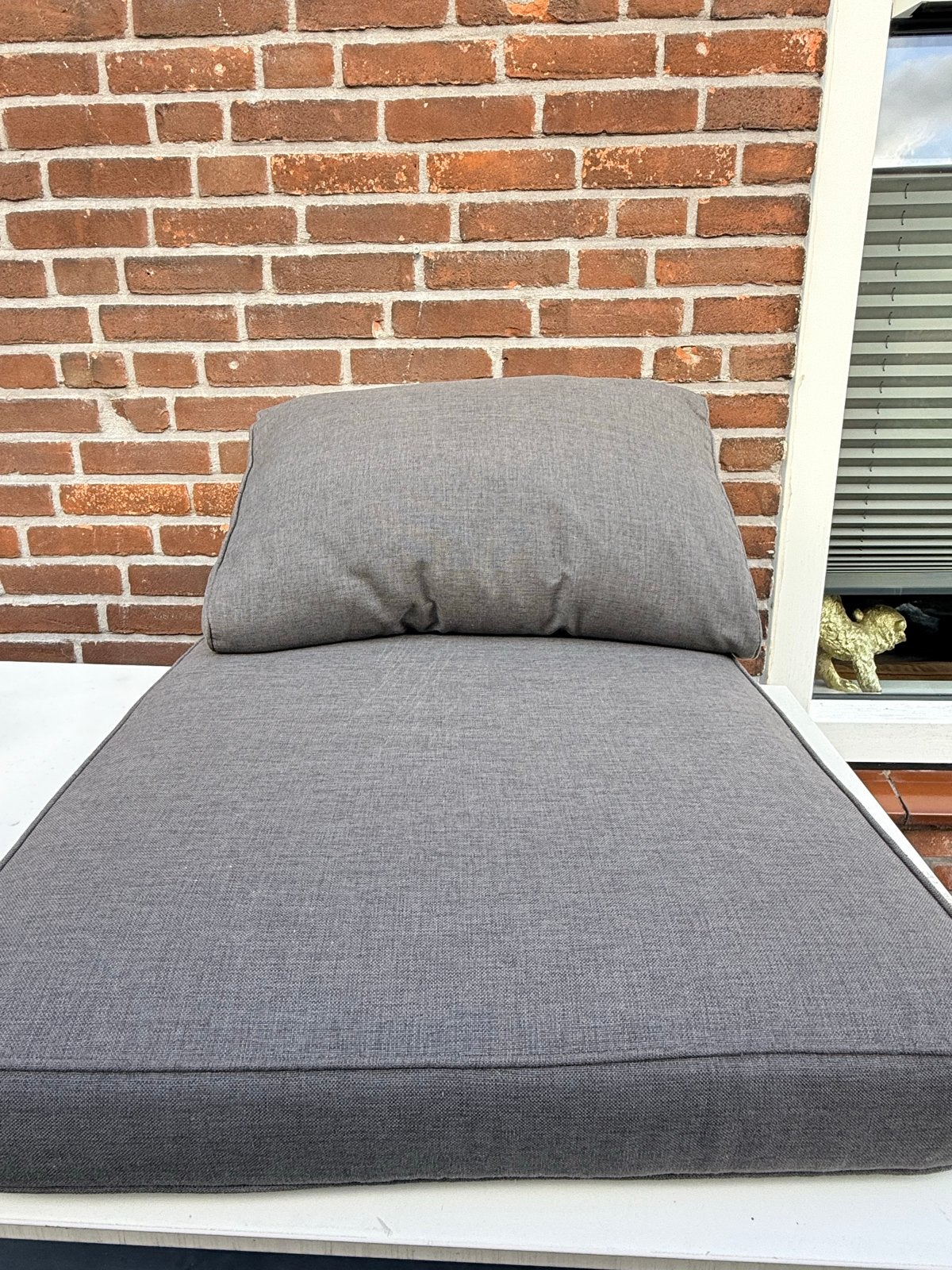 Tuinkussens voor loungebank, 4 zit en 4 rug, Tuin en Terras, Ophalen of Verzenden, Gebruikt