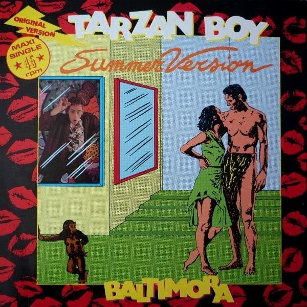 12" Maxi Single (1985) Baltimora - Tarzan Boy (Summer versio, Gebruikt, Ophalen of Verzenden, Disco, 12 inch