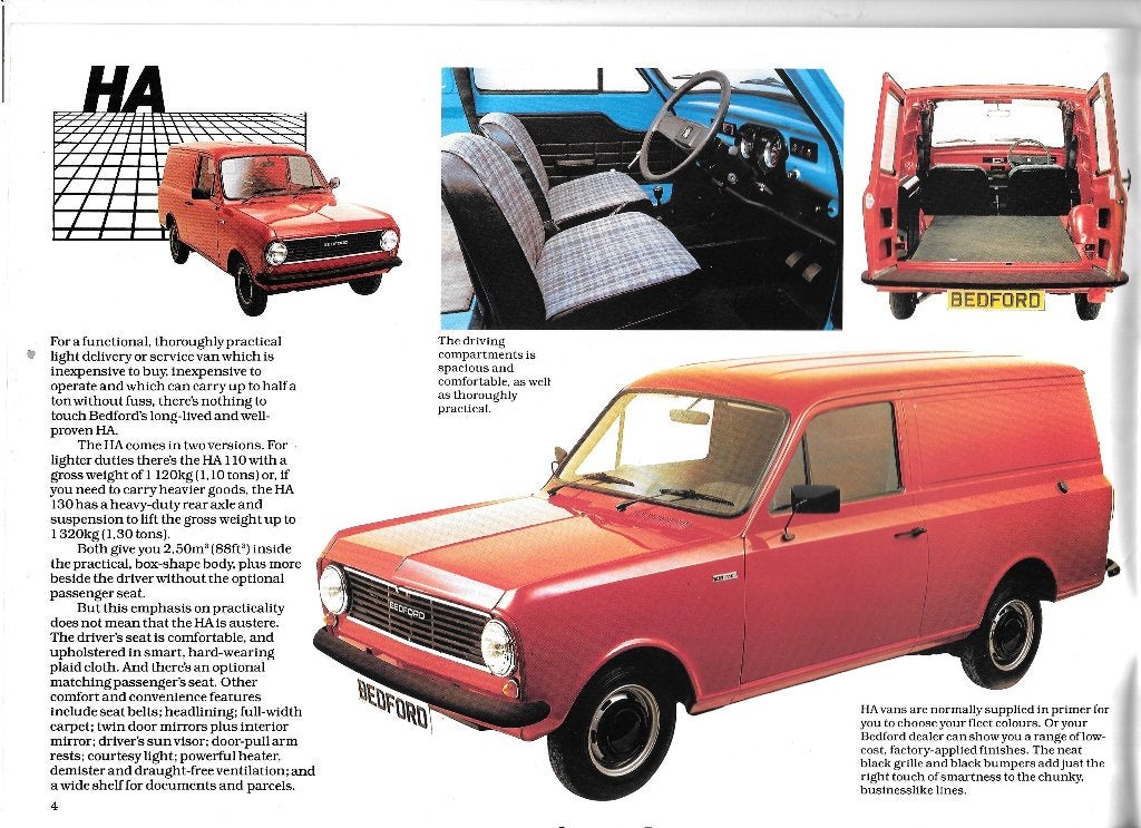 BEDFORD COMMERCIAL VEHICLES,  1982, Ophalen of Verzenden, Zo goed als nieuw, Overige merken