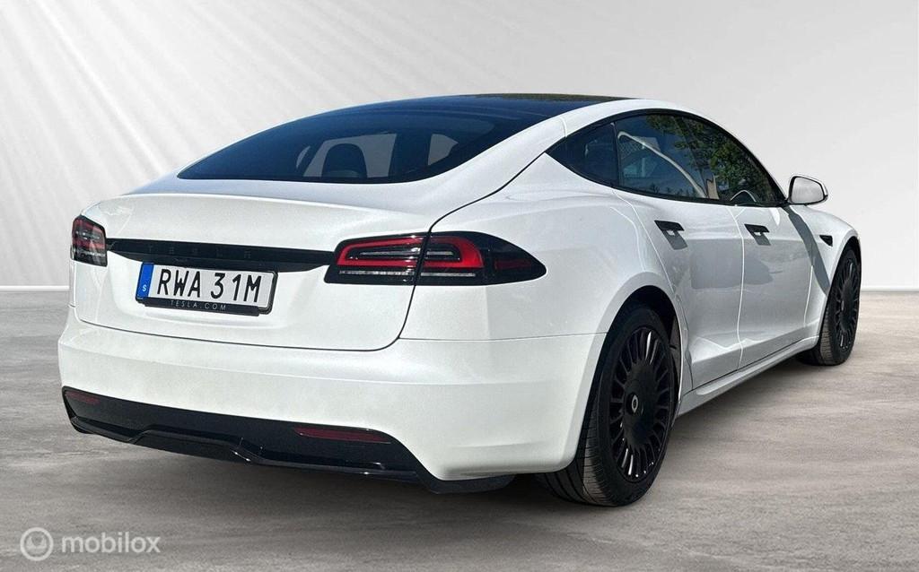 Tesla Model S Long Range HW4, 670pk, Yoke, trekhaak, Auto's, Tesla, Automaat, Gebruikt, 2069 kg, Model S