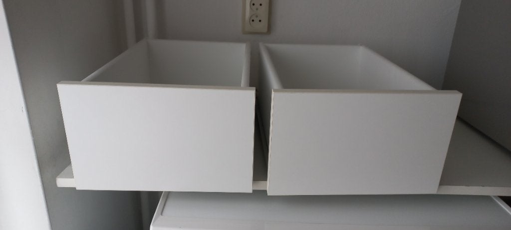 2 lades wit Ikea gratis, Huis en Inrichting, Ophalen, Overige materialen, Minder dan 50 cm, Gebruikt
