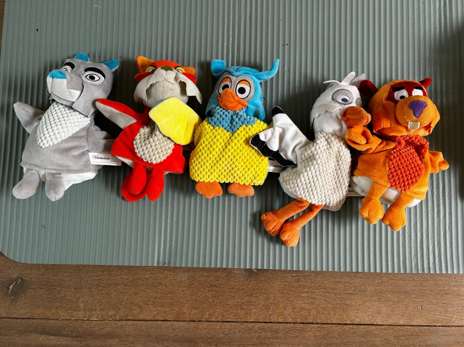 Handpoppen Fabeltjeskrant, Ophalen, Gebruikt