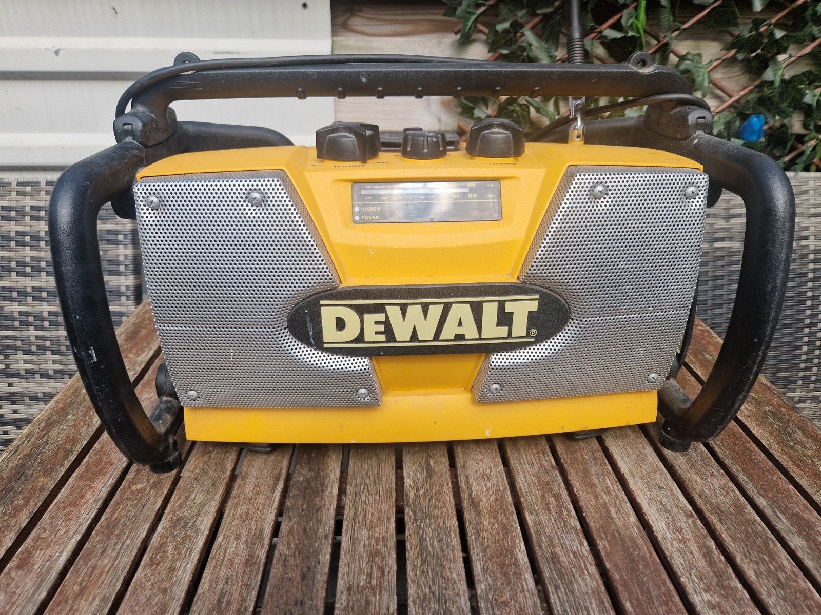de walt bouwradio radio, Audio, Tv en Foto, Radio's, Ophalen, Gebruikt