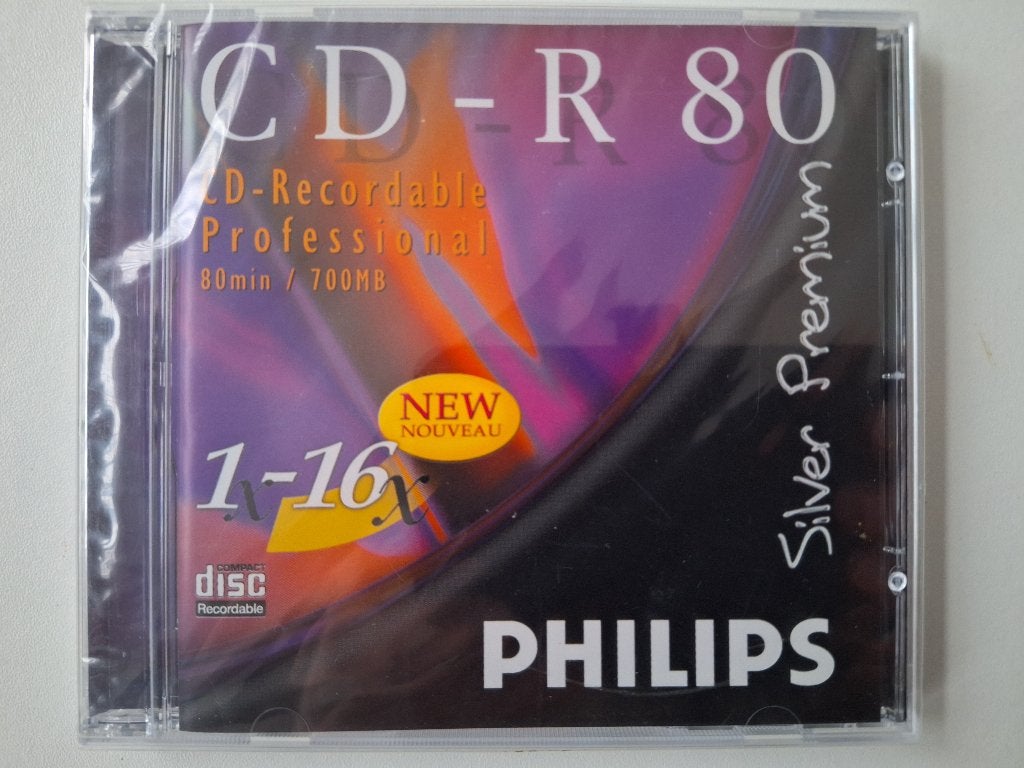 Philips CD-R80 700 MB recordable nieuw gesealed, Ophalen of Verzenden, Nieuw, Cd, Philips