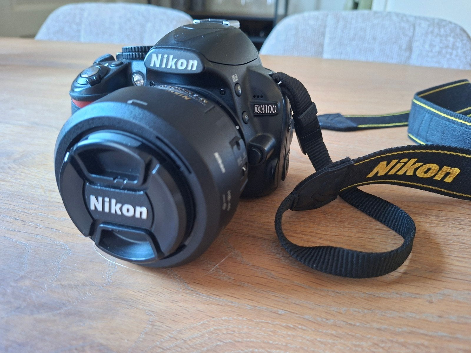 Nikon D3100 Spiegelreflexcamera met lens, Audio, Tv en Foto, Fotocamera's Digitaal, Ingebouwde flitser, Spiegelreflex, Ophalen of Verzenden