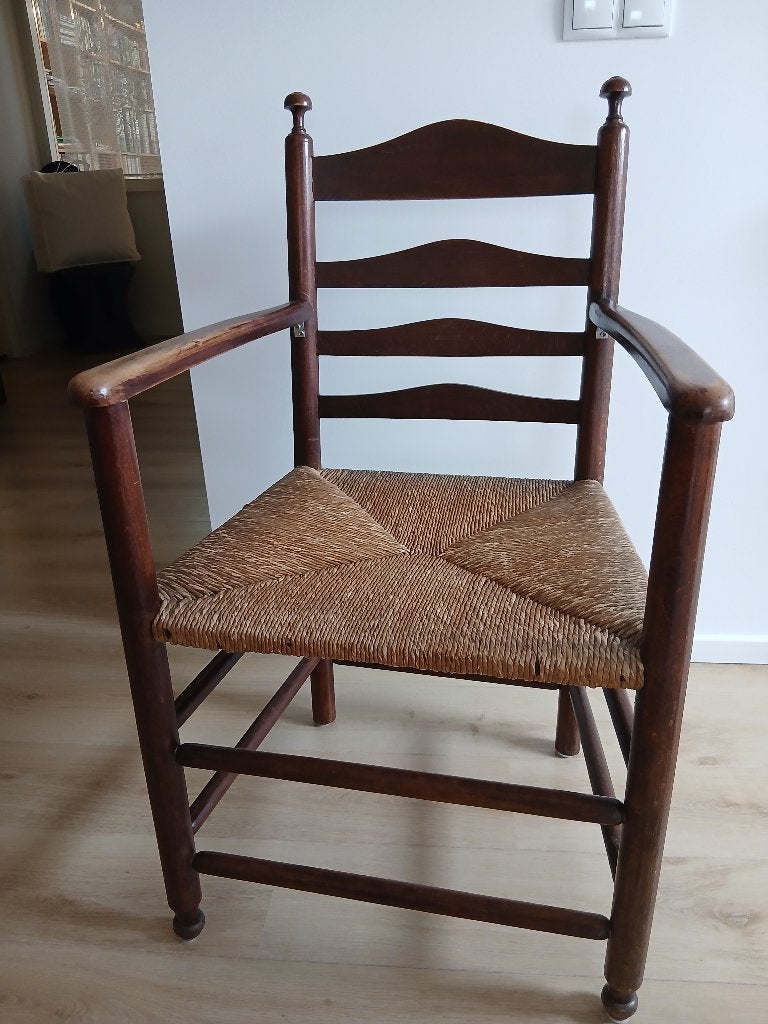Antieke knopstoel, 100+ jaar oud, gratis af te halen, Antiek en Kunst, Ophalen