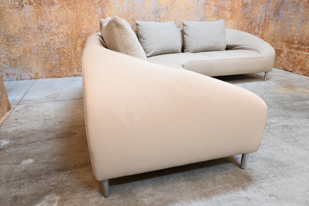 NIEUW beklede leren Leolux Vol de Reve design " hoekbank ", 250 tot 300 cm, Leolux, Leolux, Overige maten