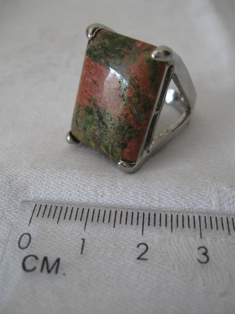 UNAKIET halfedelsteen ring geen zilver maat 17 als nieuw, Overige materialen, Ophalen of Verzenden, Zo goed als nieuw, 17 tot 18