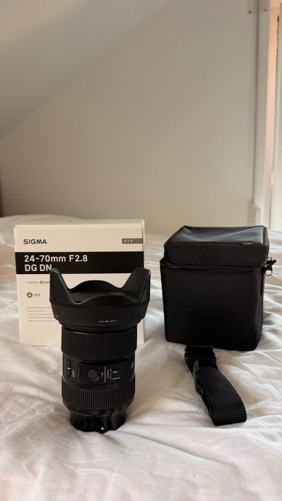 Sigma 24-70mm F2.8 DG DN - Art Sony FE-mount, Ophalen, Sigma, Zo goed als nieuw, Standaardlens