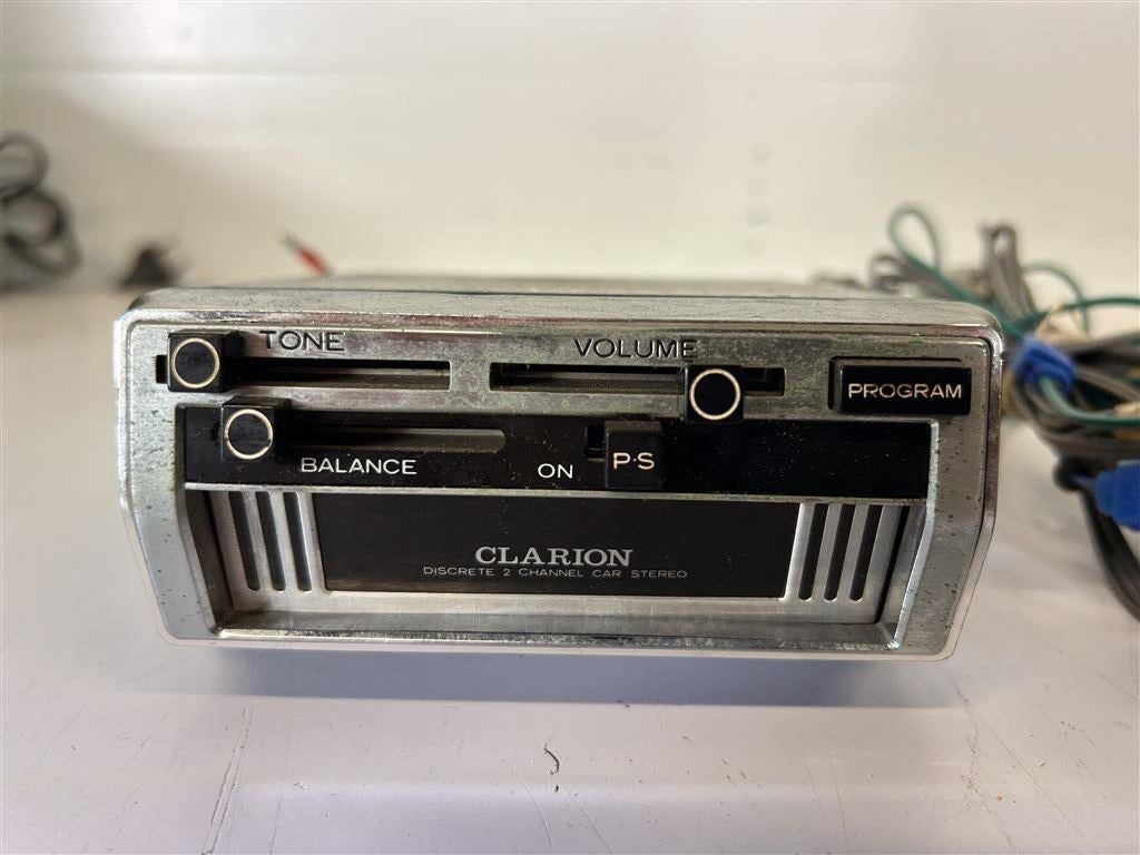 A7258. Clarion Discrete 2 channel car stereo 8-track player,, Ophalen of Verzenden, Gebruikt