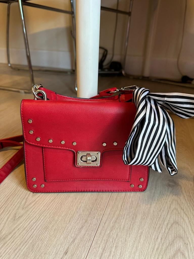 Rood handtasje Stradivarius, Ophalen of Verzenden, Zo goed als nieuw, Rood