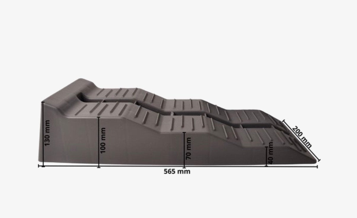 Set van 2 Caravan Levelers - Oprijblokken Camper, Ophalen of Verzenden, Zo goed als nieuw
