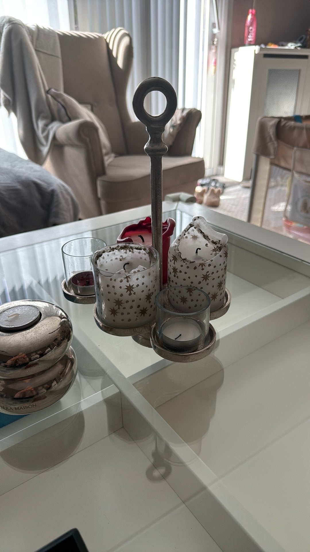 Riviera maison hurricane candles, Ophalen of Verzenden, Nieuw