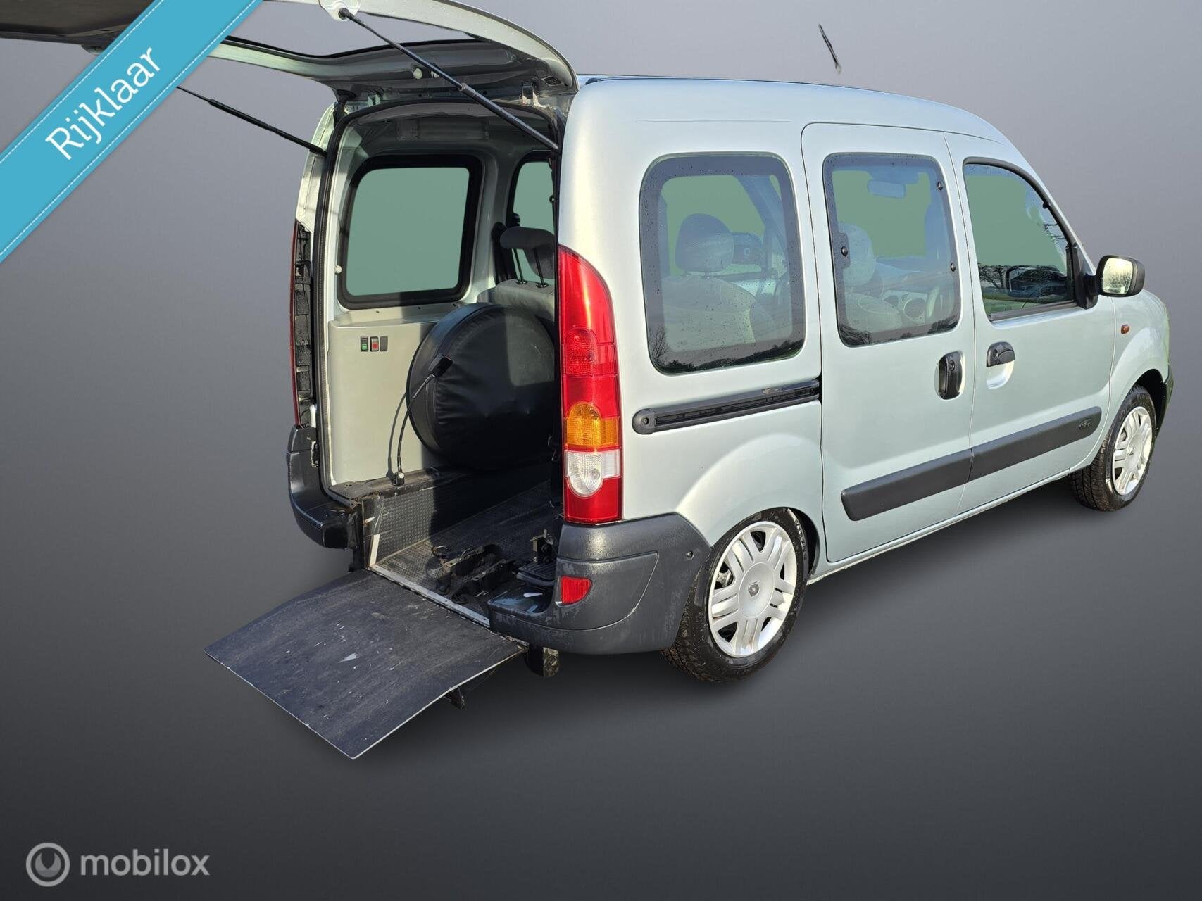 Renault Kangoo Rolstoelauto/Slechts 97.816km/Benzine/Airco, Voorwielaandrijving, Stof, Bedrijf, Handgeschakeld