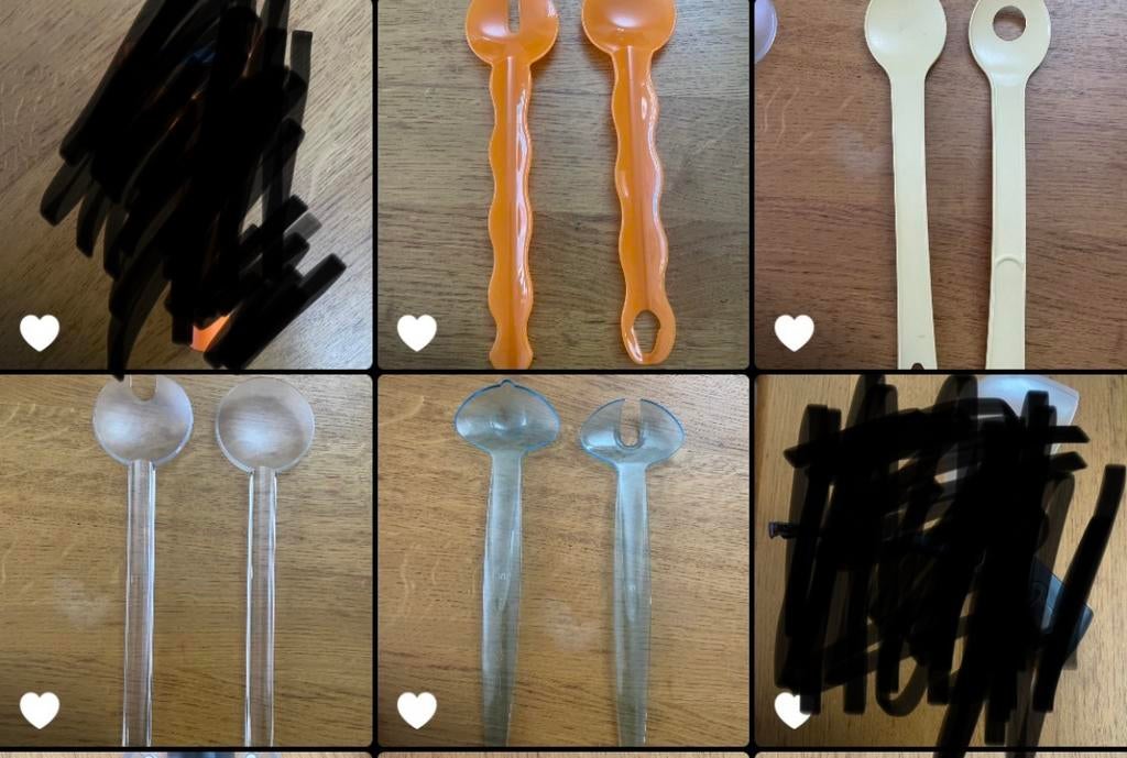 Nieuw Tupperware slabestek - Diverse kleuren en modellen, Kunststof, Nieuw, Ophalen of Verzenden, Vaatwasserbestendig