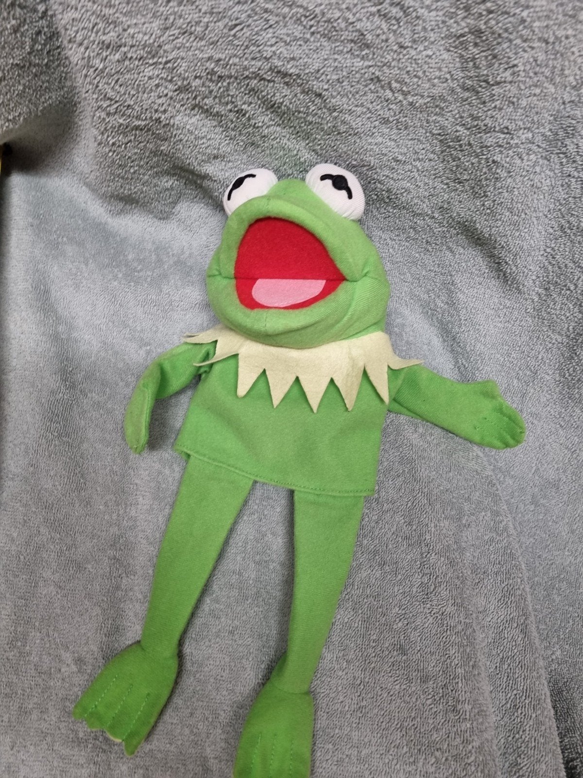 muppets kermit knuffel handpop nr 45, Kinderen en Baby's, Speelgoed | Knuffels en Pluche, Ophalen of Verzenden, Overige typen