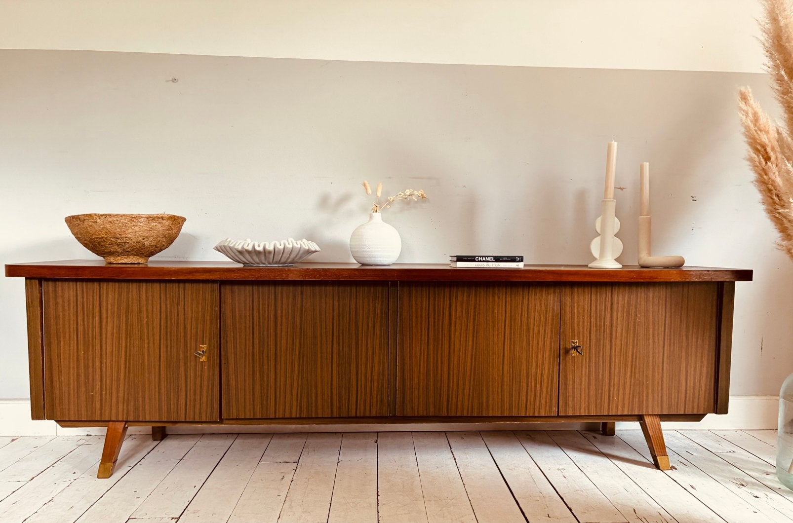 Vintage retro dressoir tv meubel mid century, Ophalen, Gebruikt, 25 tot 50 cm, Vintage