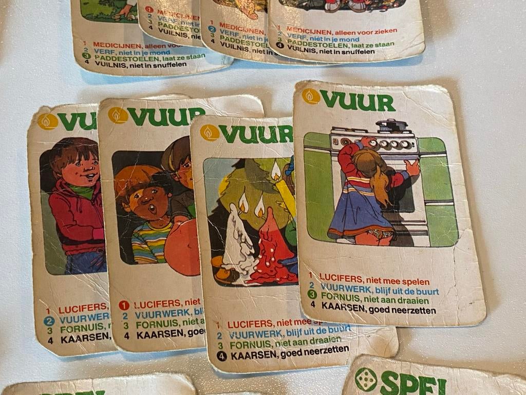Vintage Veiligheidskwartet DREFT - Educatief Kaartspel, Drie of vier spelers, Ophalen of Verzenden, Gebruikt