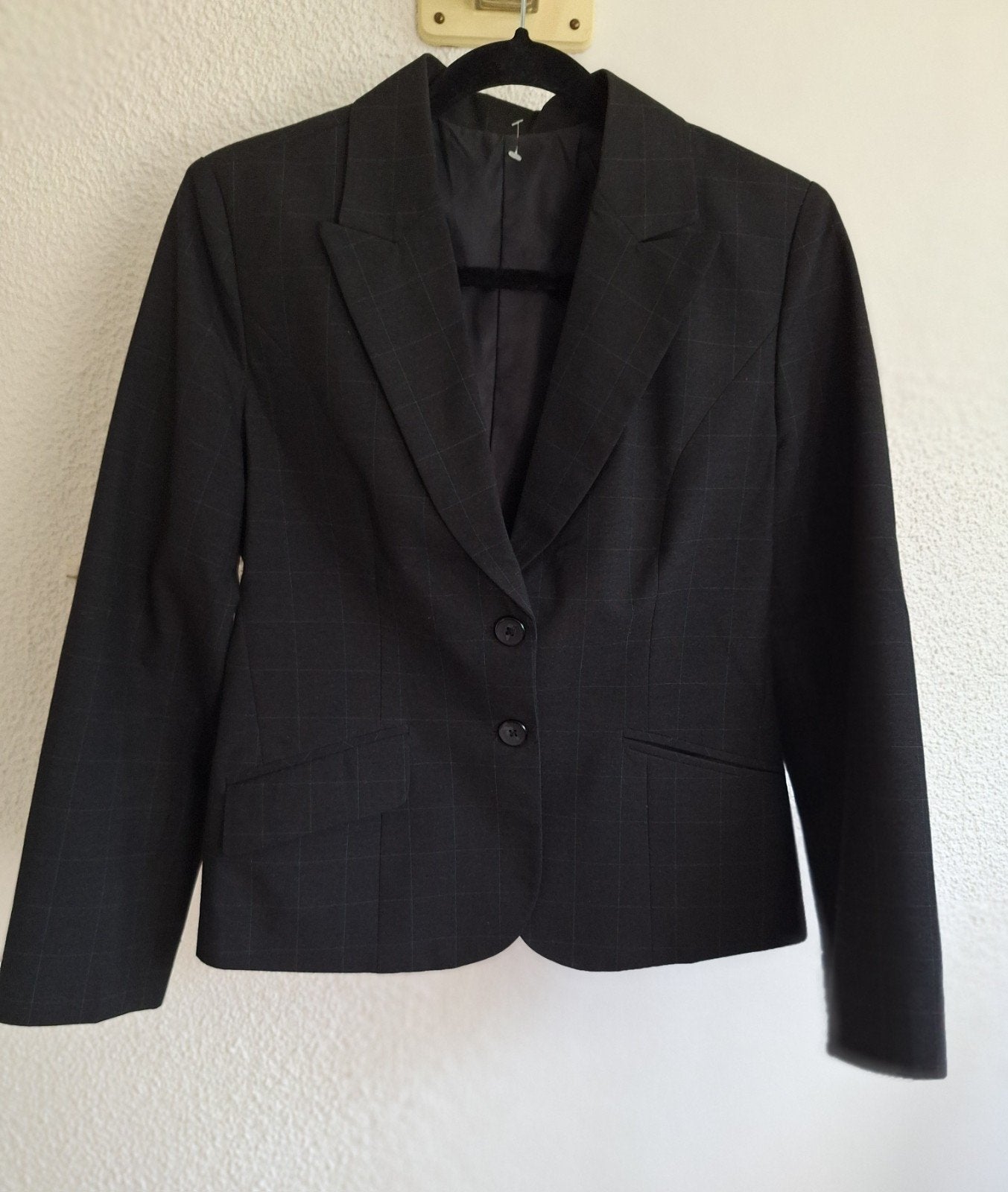 nieuwe geruite blazer mt 38   10.00, Ophalen of Verzenden, Nieuw, Maat 38/40 (M), Grijs