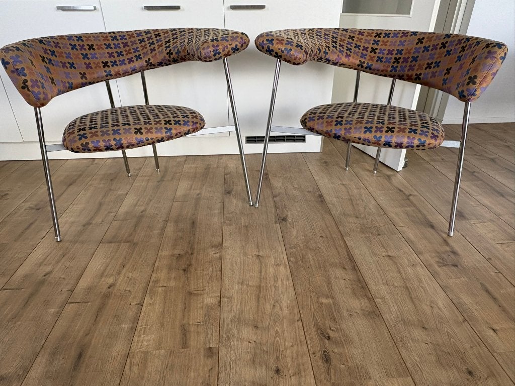 Leolux stoelen DIvi Divi, Ophalen, Gebruikt, 75 tot 100 cm, Stof