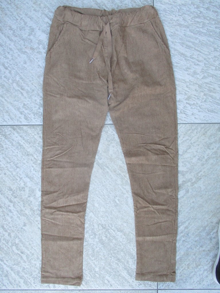 Lange broek cognac bruin maat S/M = 38 van Sensi Wear, Maat 38/40 (M), Bruin, Ophalen of Verzenden, Lang