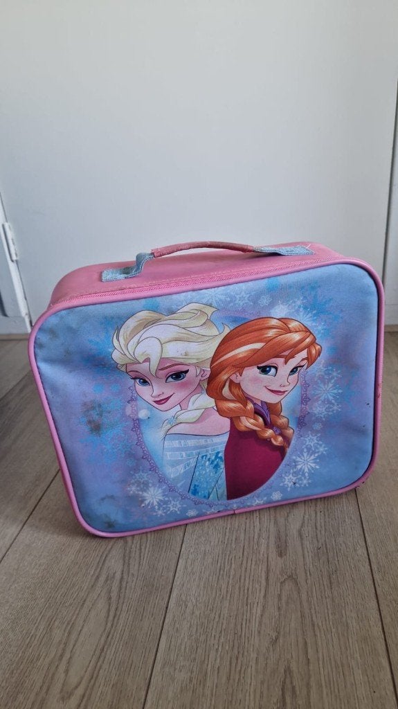 Frozen lunchbox Elsa & Anna - 35x29x12 cm, Ophalen, Overige materialen, Gebruikt, Minder dan 50 cm
