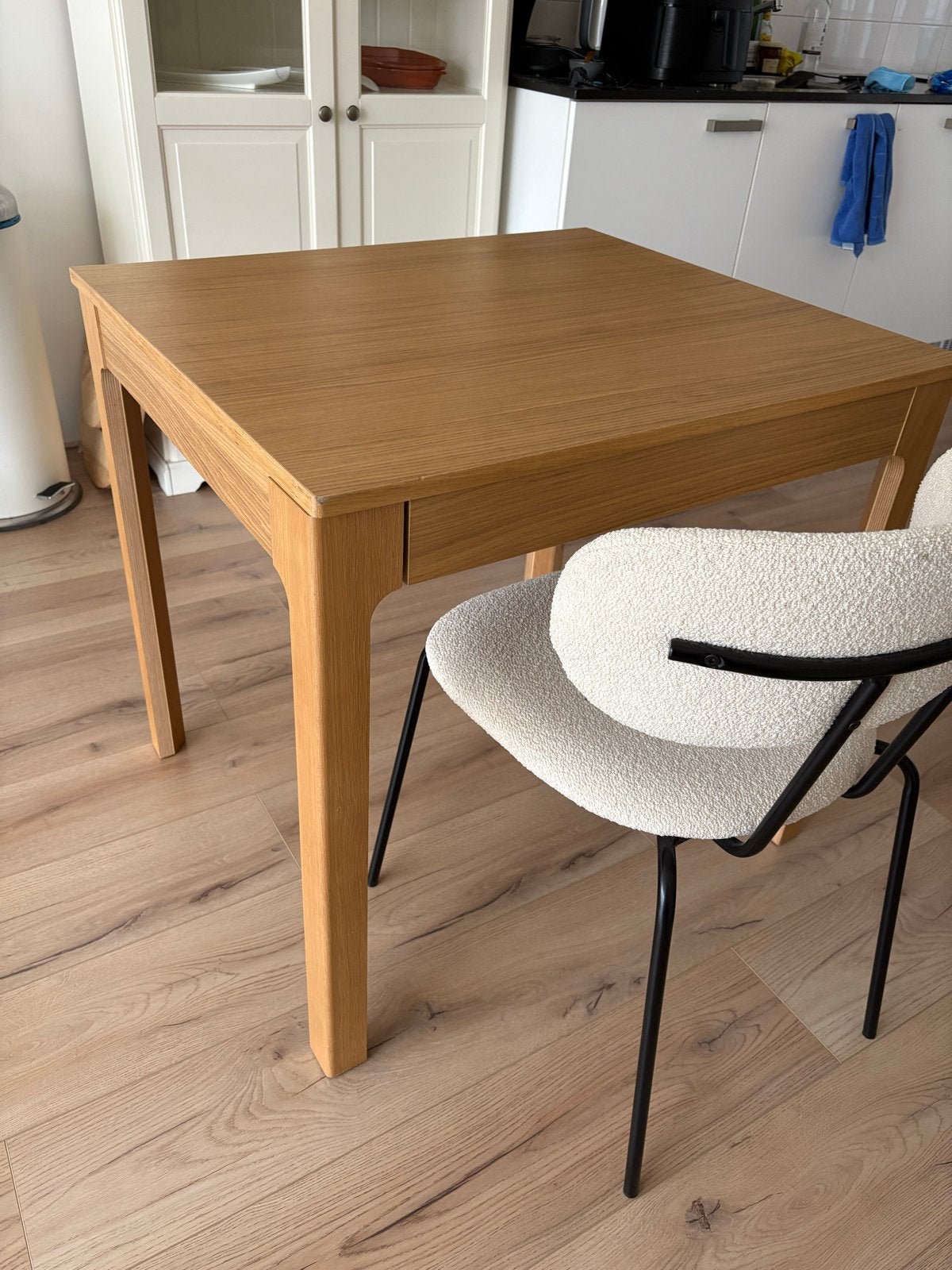 Uitschuifbare tafel van oude collectie Ikea, Ophalen, Gebruikt, 100 tot 150 cm, 50 tot 100 cm