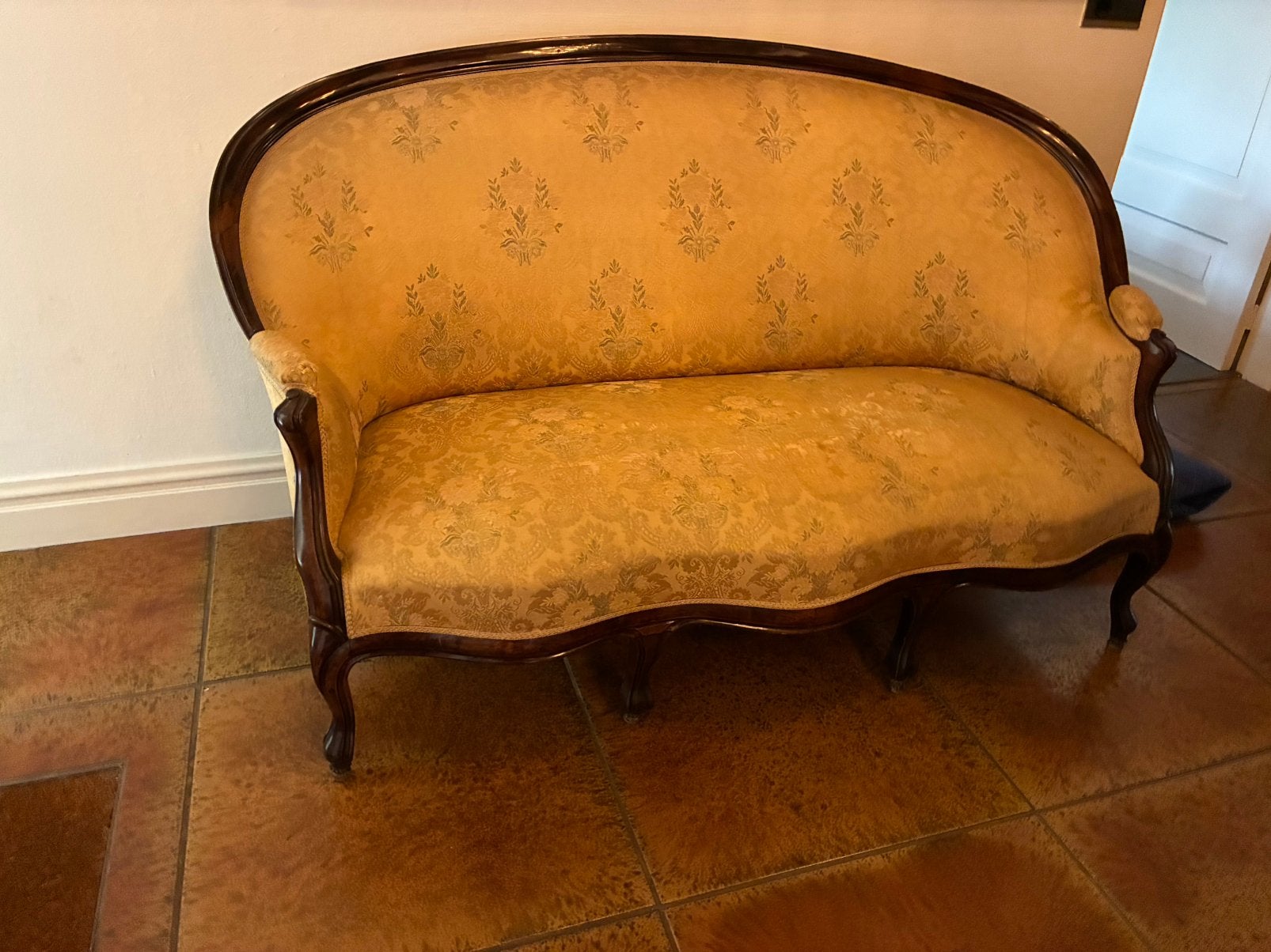Bank chaise lonque, Ophalen