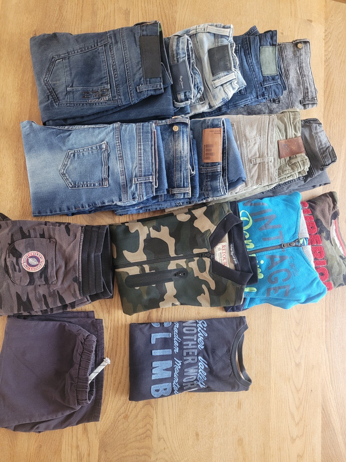 Kledingpakket jongens. Maat 152 / 12 jaar / 24/30 / xxs, Kinderen en Baby's, Kinderkleding | Overige, Ophalen of Verzenden, Zo goed als nieuw