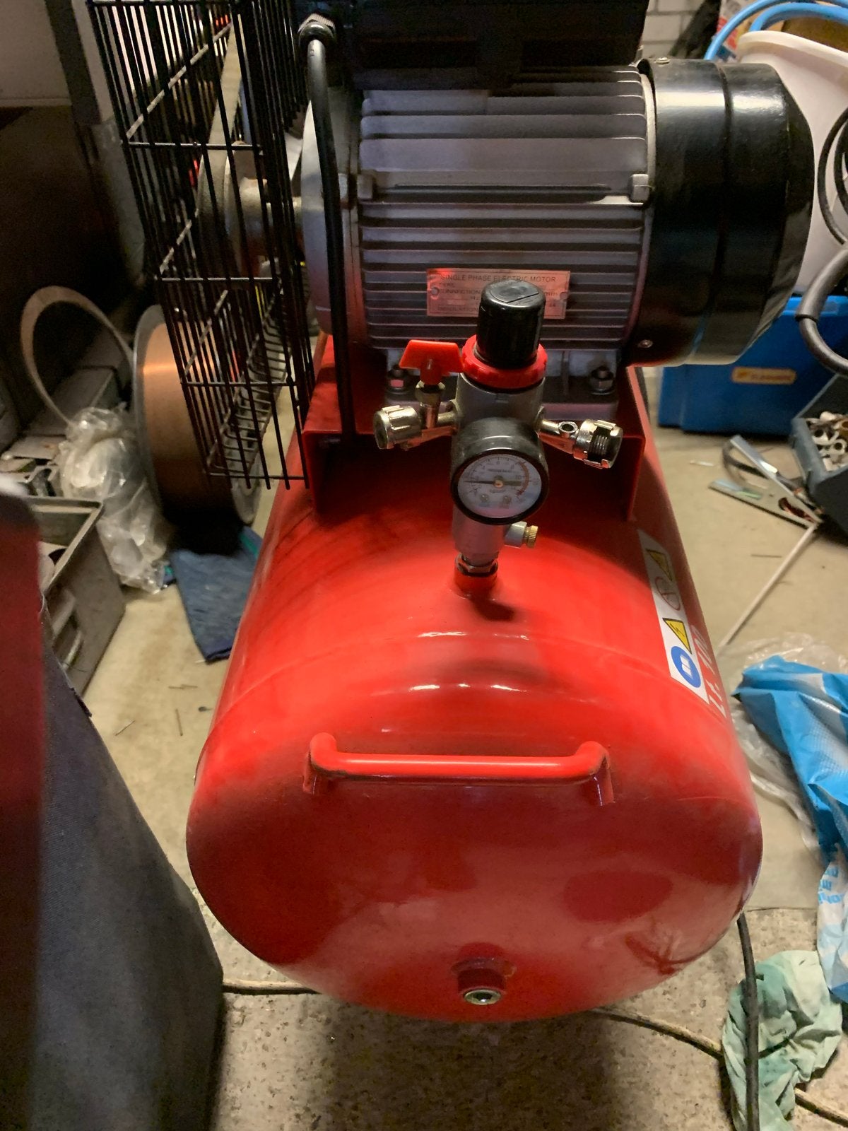 Conti-Weld Compressor 100L - Zo goed als nieuw, Doe-het-zelf en Verbouw, Compressors, Ophalen, 400 tot 800 liter/min, Zo goed als nieuw