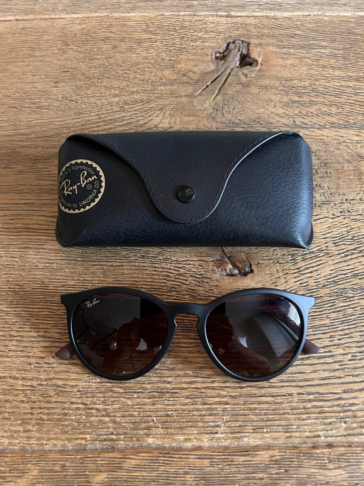 RaybanRB4274 montuur havanna, glazen bruin. Zgan!, Sieraden, Tassen en Uiterlijk, Zonnebrillen en Brillen | Heren, Ophalen, Zonnebril