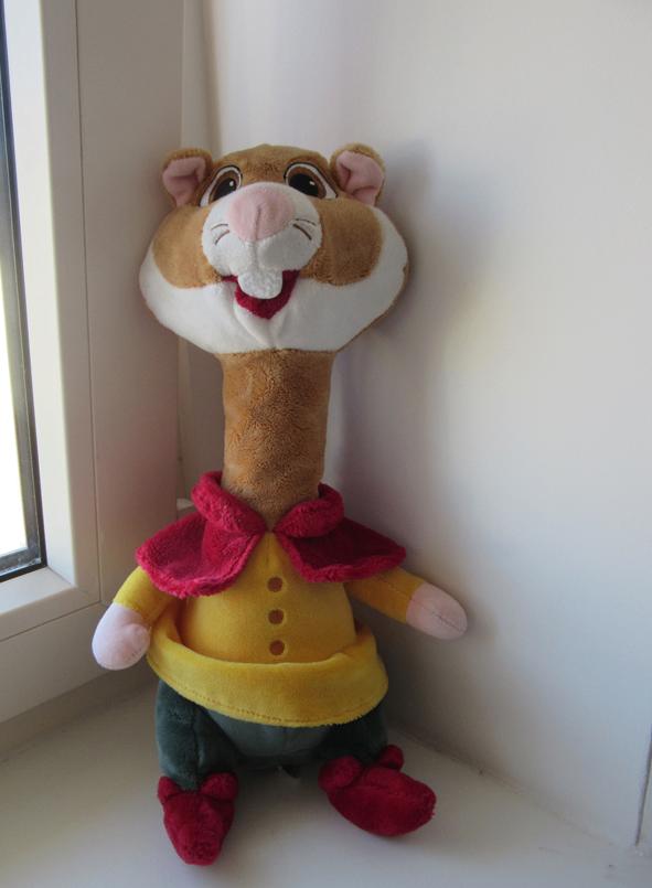 Efteling knuffel Langnek hamster AH, Verzenden, Zo goed als nieuw, Overige typen