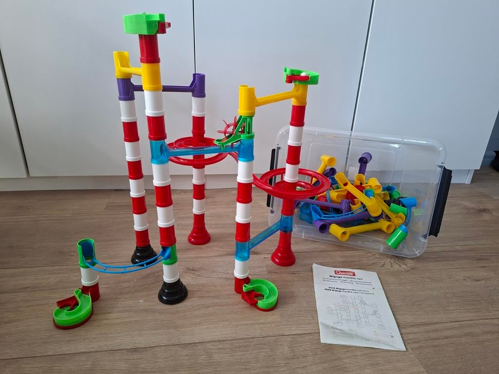 Quercetti Migoga knikkerbaan 2 sets, Ophalen