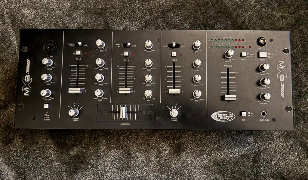 Sirius Pro MXA-3000 rackmixer 19’’, Muziek en Instrumenten, Ophalen, Zo goed als nieuw, Minder dan 5 kanalen, Microfooningang