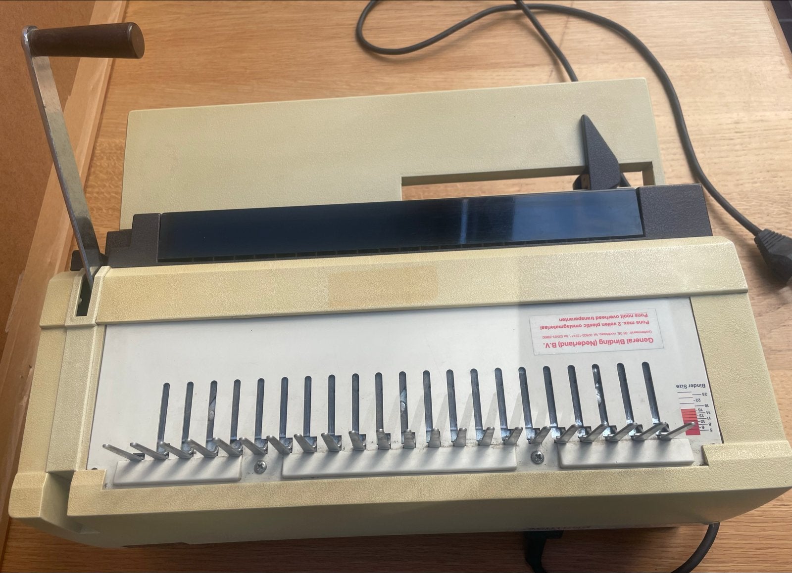 GBC Binder: Professionele Inbindmachine voor Documenten, Ophalen of Verzenden, Gebruikt, Overige typen