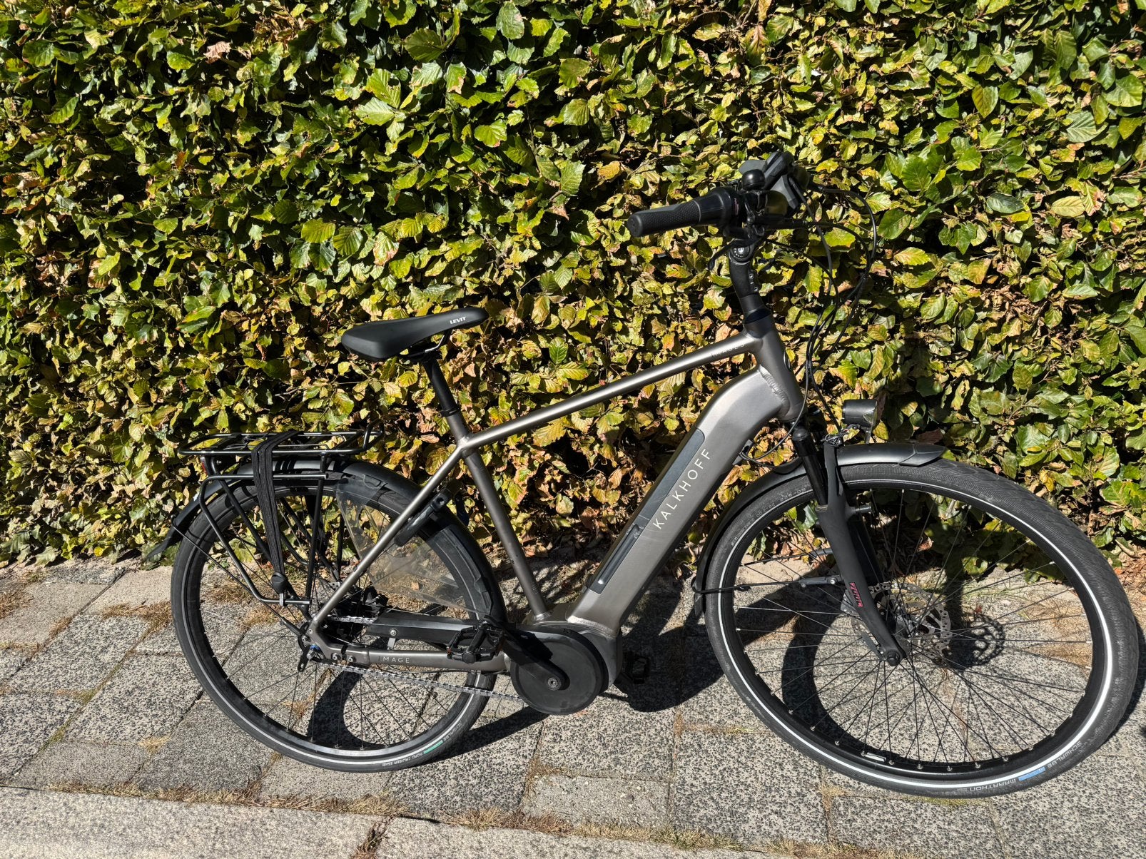 Elektrische kalkhoff heren fiets Image 3 53cm met bosch, Gebruikt, 51 tot 55 cm, 50 km per accu of meer, Ophalen