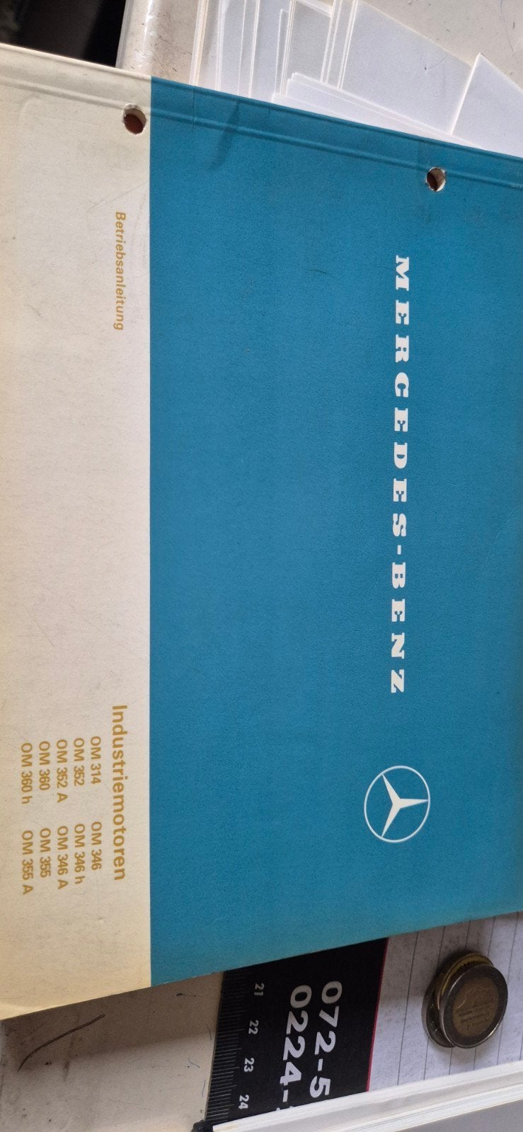 Duitse handleiding voor Mercedes Benz OM modellen, Ophalen of Verzenden