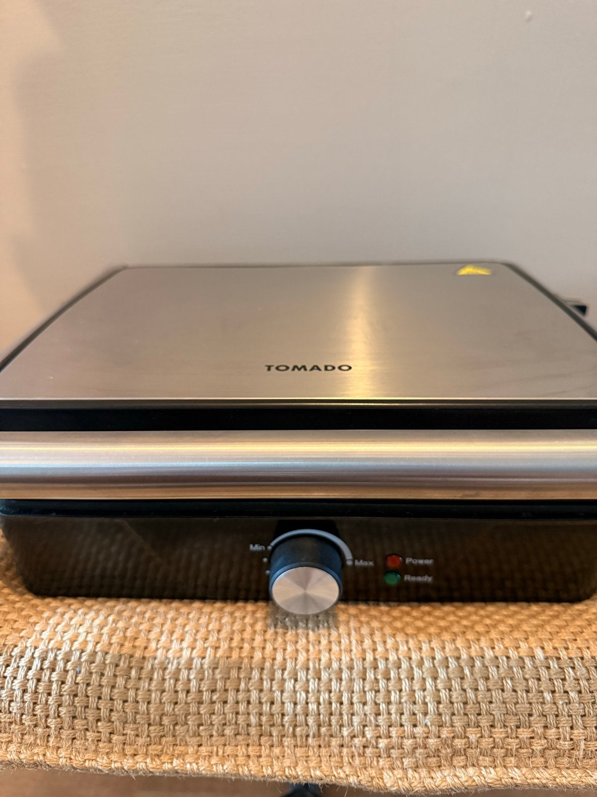 Tomado Grillplaat TGC4001S/02 - Perfect voor binnen grillen, Ophalen of Verzenden, Gebruikt, Tafelgrill