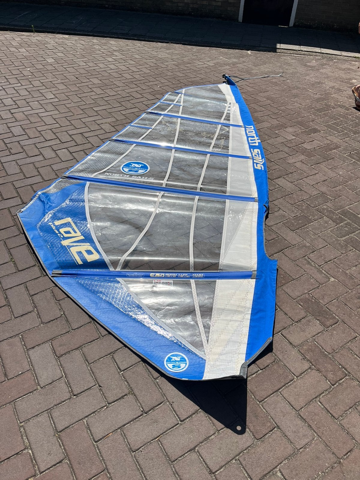 North Sails 4.5m2 windsurf zeil, Ophalen, Zo goed als nieuw, Zeil