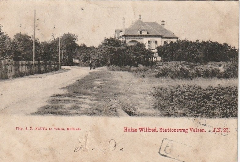 Velsen Velzen bij IJmuiden  Huize wilfred nauta J.N. 27, Ophalen of Verzenden, Voor 1920, Gelopen, Noord-Holland