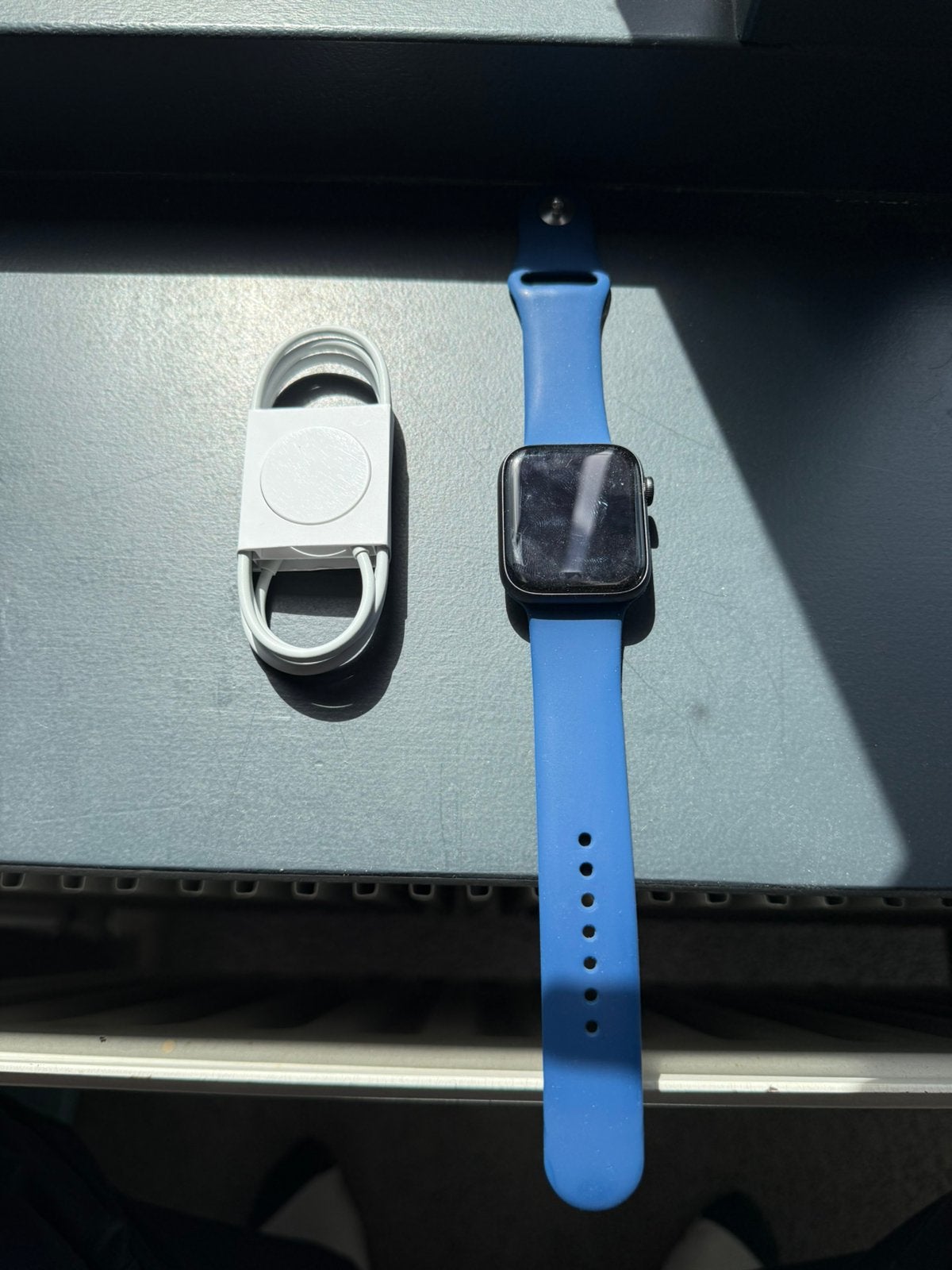 Apple watch nike serie 5 44 mm, Ophalen of Verzenden, Zwart, IOS