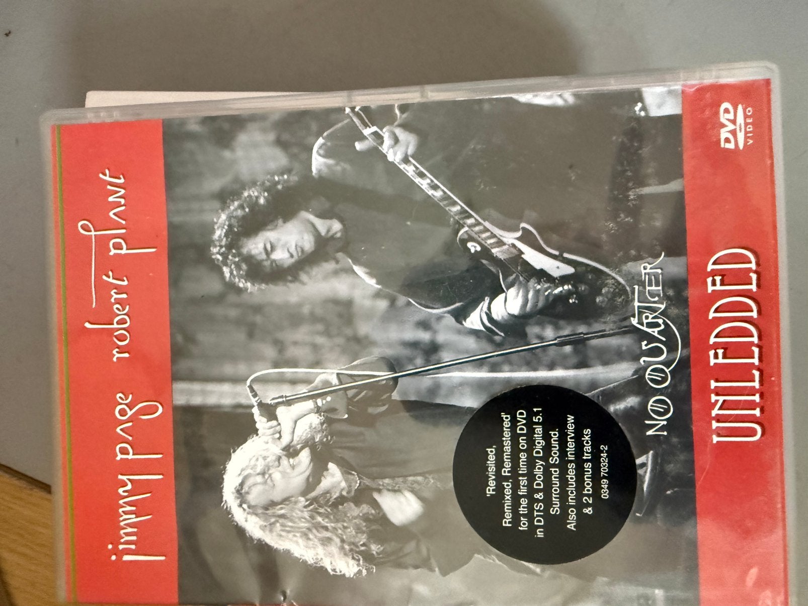 Dvd led zeppelin jimmy page robert plant, Alle leeftijden, Ophalen of Verzenden, Zo goed als nieuw