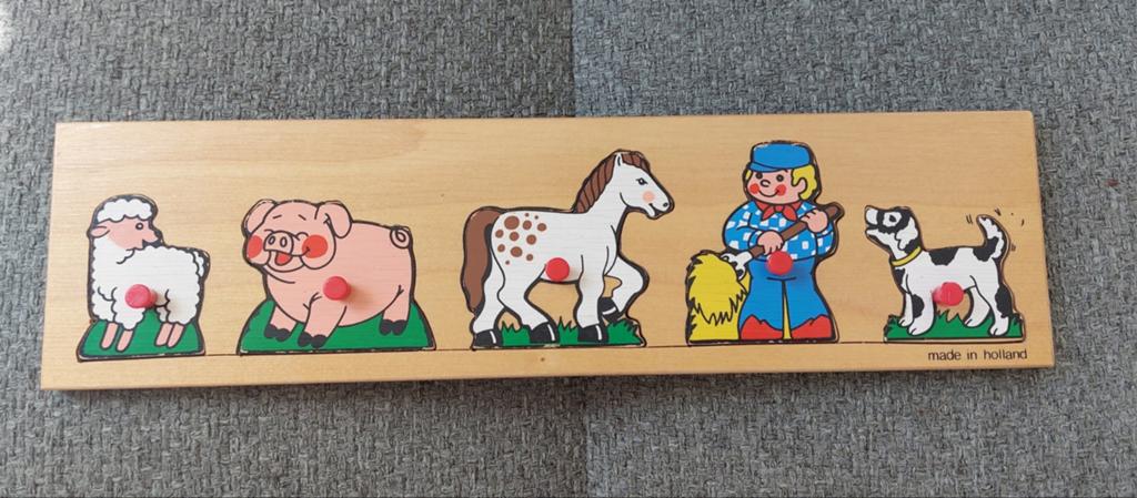 Insteekpuzzel boerderij, Ophalen of Verzenden