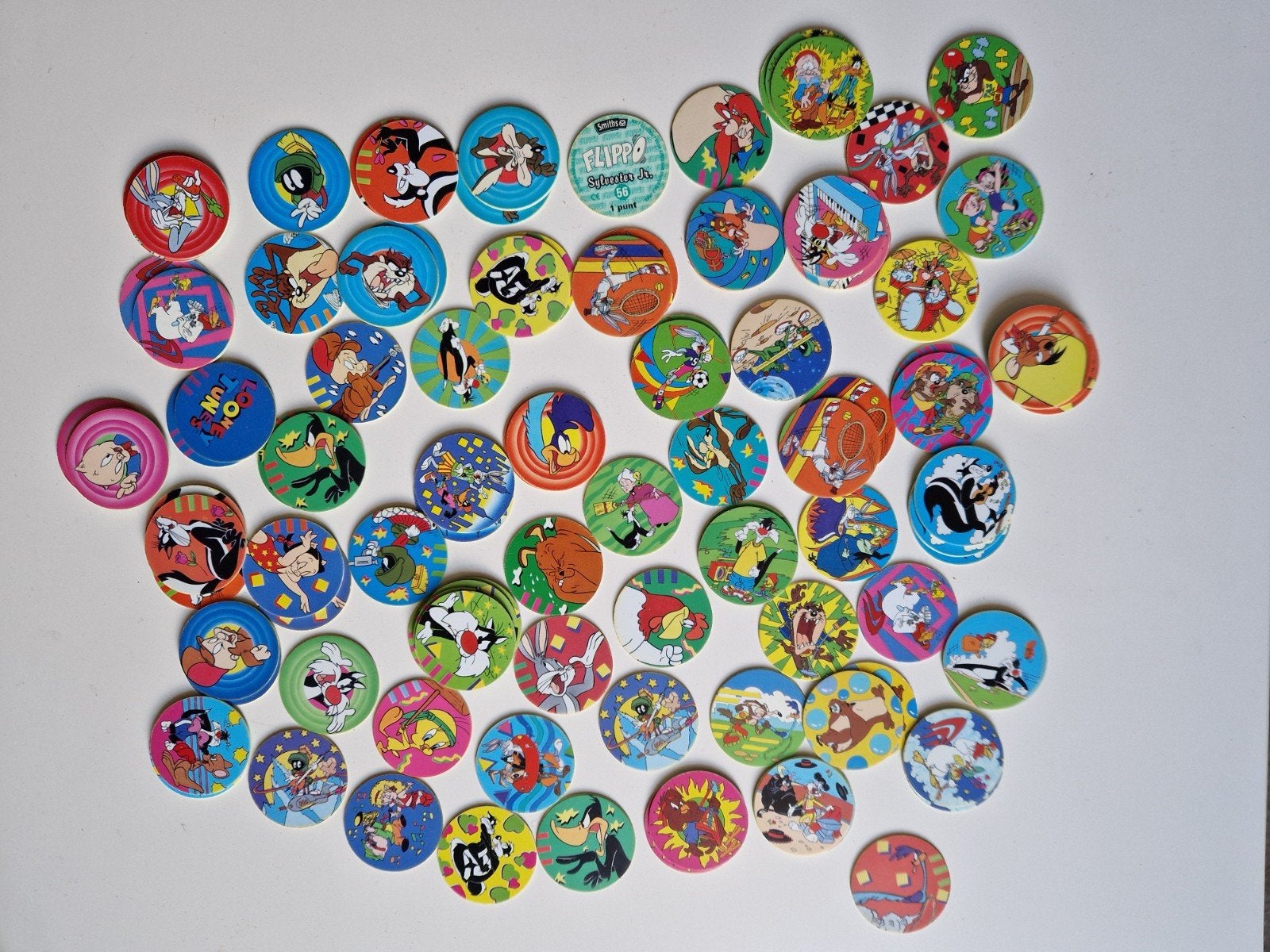 Flippo's, Verzamelen, Flippo's, Ophalen of Verzenden, Looney Tunes, Losse flippo's